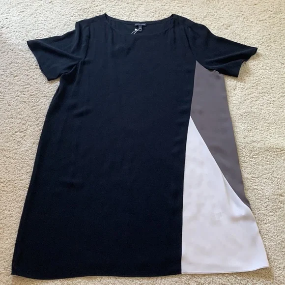 NWT Eileen Fisher 100% Silk Dress, sz XL